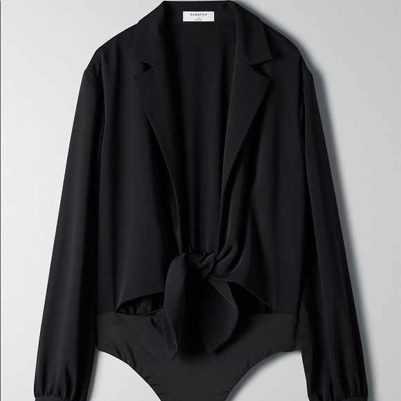 Aritzia Babaton ace bodysuit XS in dark blue - turquoise - Picture 4 of 4